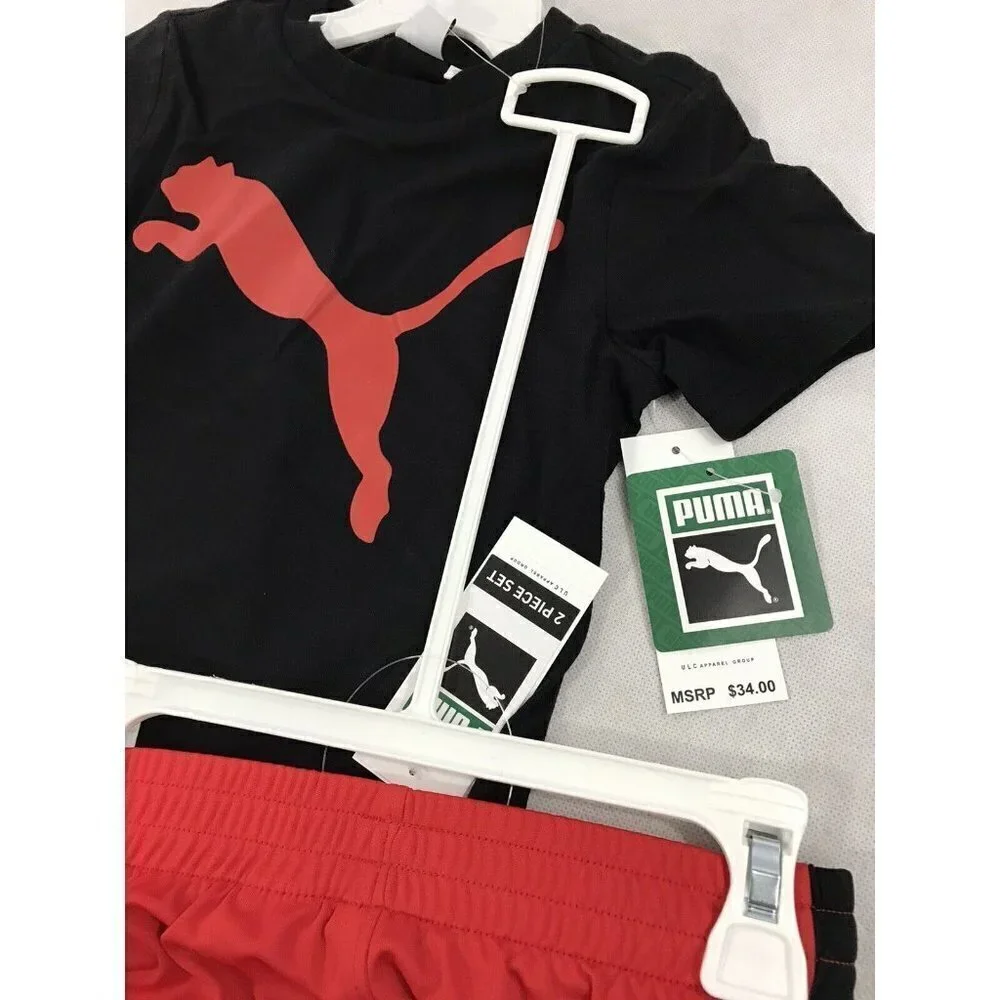 Puma Boys Youth Activewear Shirt and Shorts Set Size 4 NWT $34 - Picture 6 of 7